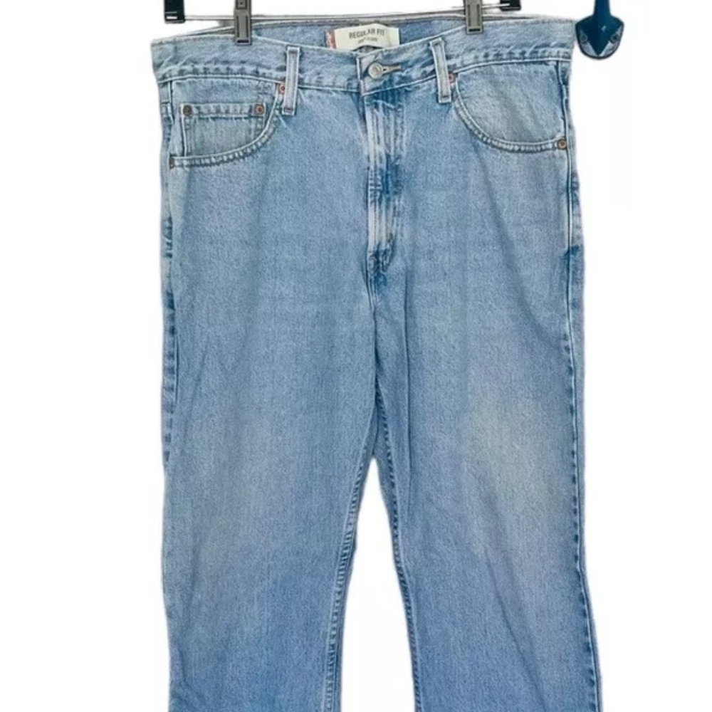 Levi's 505 Men's Cotton Jeans - Light Stonewash 34x32